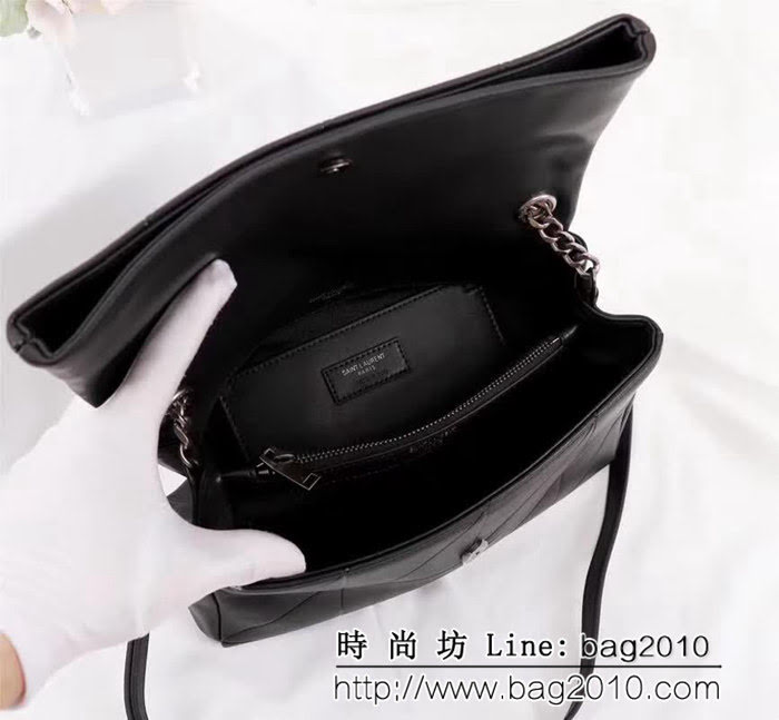 YSL聖羅蘭 2018新款 南非牛皮 全銅鏈條單肩斜挎包 26807-1 YAS1042